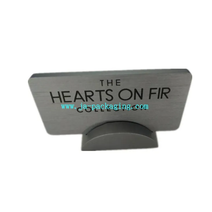 Серая акриловая табличка